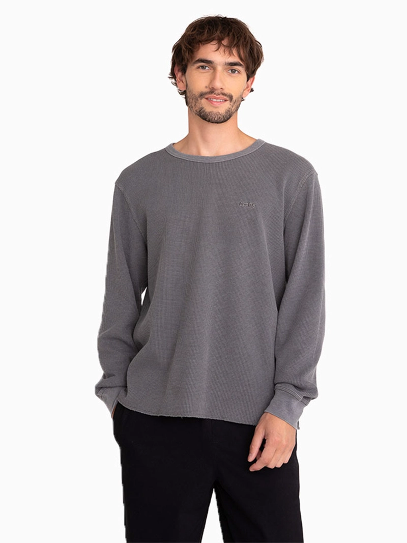 POLERA HOMBRE TOMMY HILFIGER ALGODÓN MANGA LARGA - 3