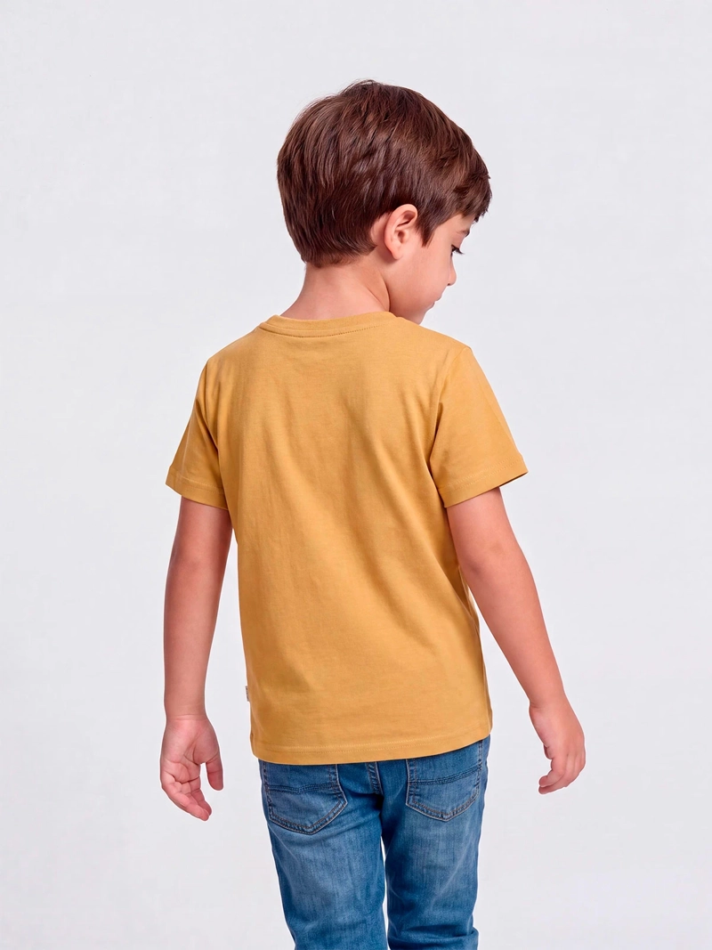POLERA NIÑO HARVEST ALGODÓN MANGA CORTA - 2