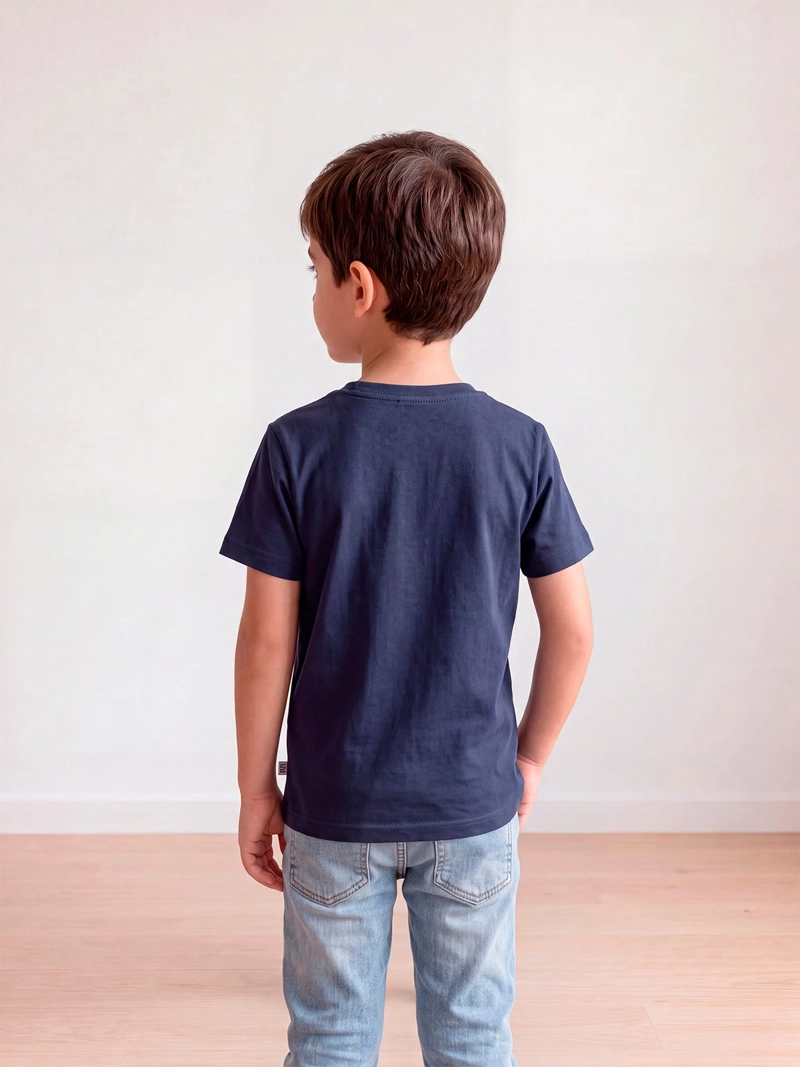 POLERA NIÑO HARVEST ALGODÓN MANGA CORTA - 2