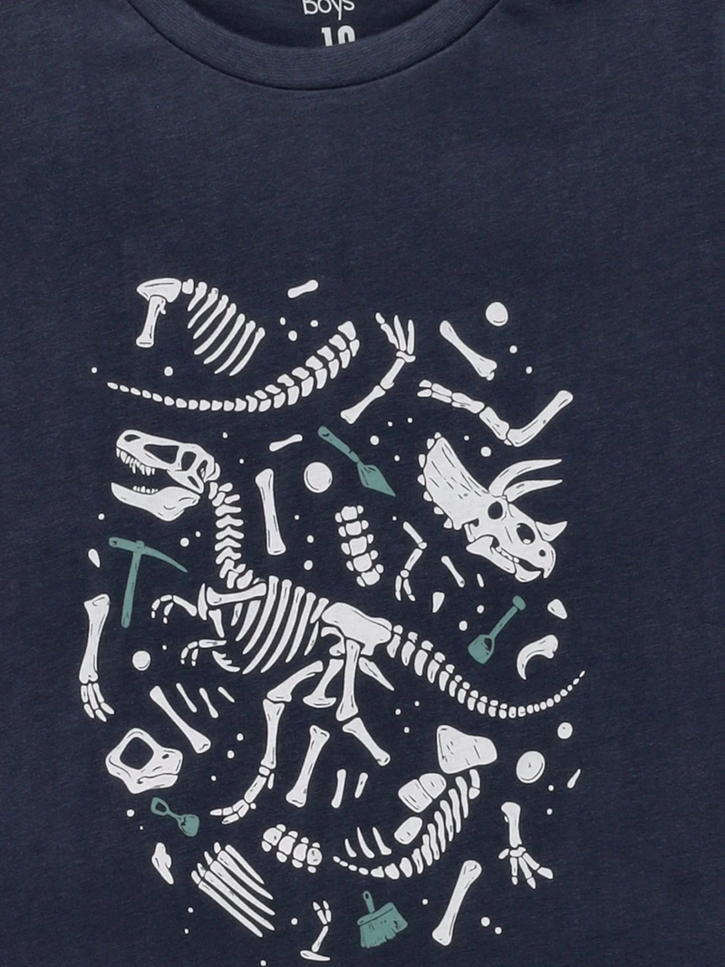 POLERA NIÑO HARVEST ALGODÓN MANGA CORTA - 5