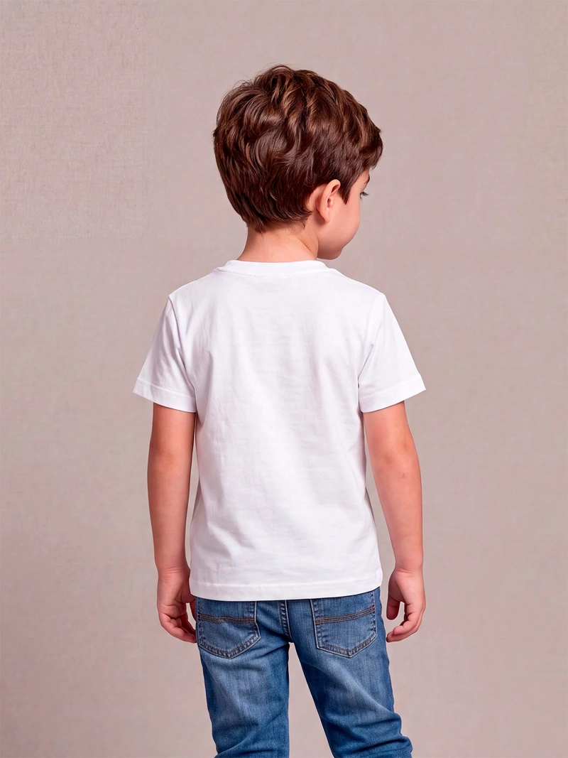 POLERA NIÑO HARVEST ALGODÓN MANGA CORTA - 2