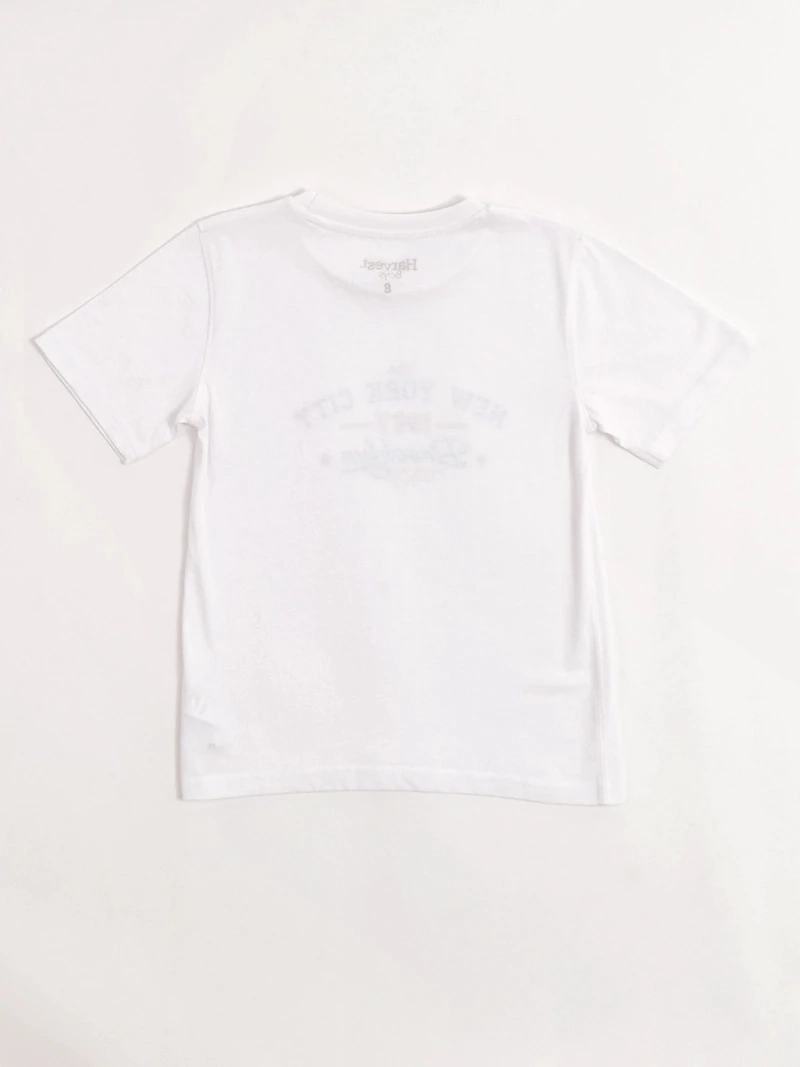 POLERA NIÑO HARVEST ALGODÓN MANGA CORTA - 4