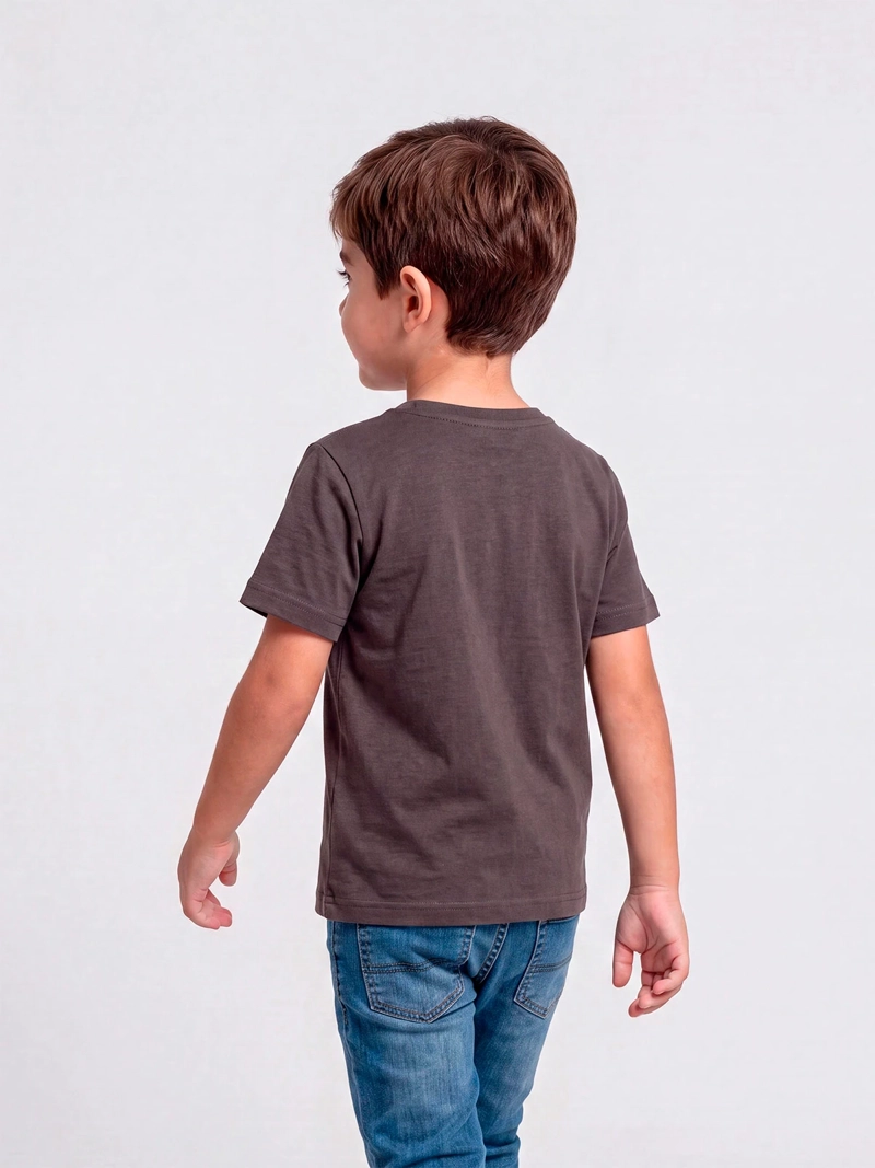 POLERA NIÑO HARVEST ALGODÓN MANGA CORTA - 2