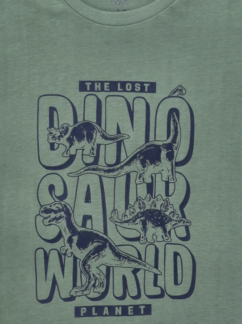 POLERA NIÑO HARVEST ALGODÓN MANGA CORTA - 5