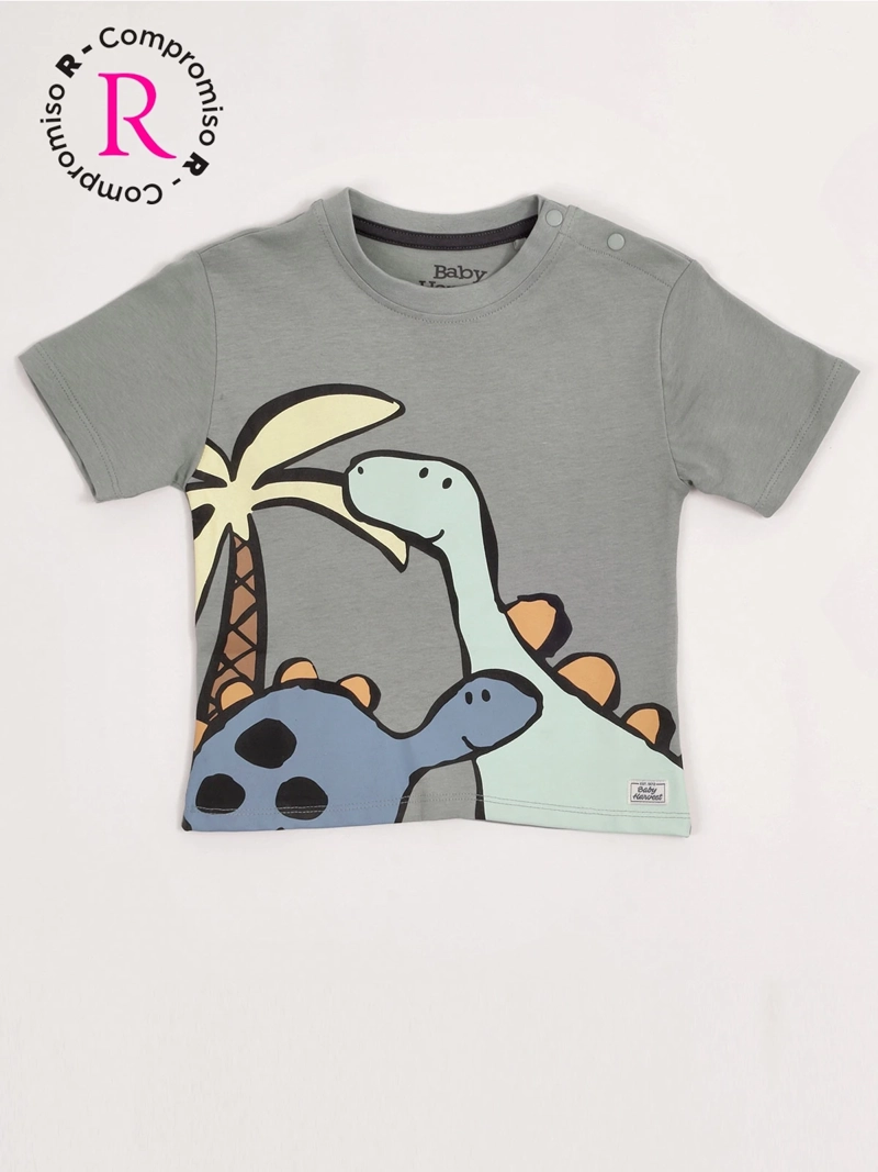 POLERA NIÑO BABY HARVEST ALGODÓN MANGA CORTA ESTAMPADA - 3