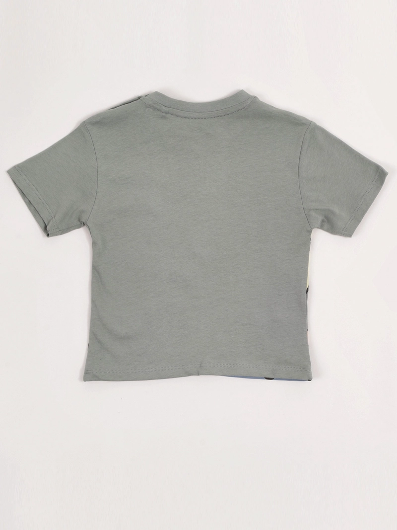POLERA NIÑO BABY HARVEST ALGODÓN MANGA CORTA ESTAMPADA - 4