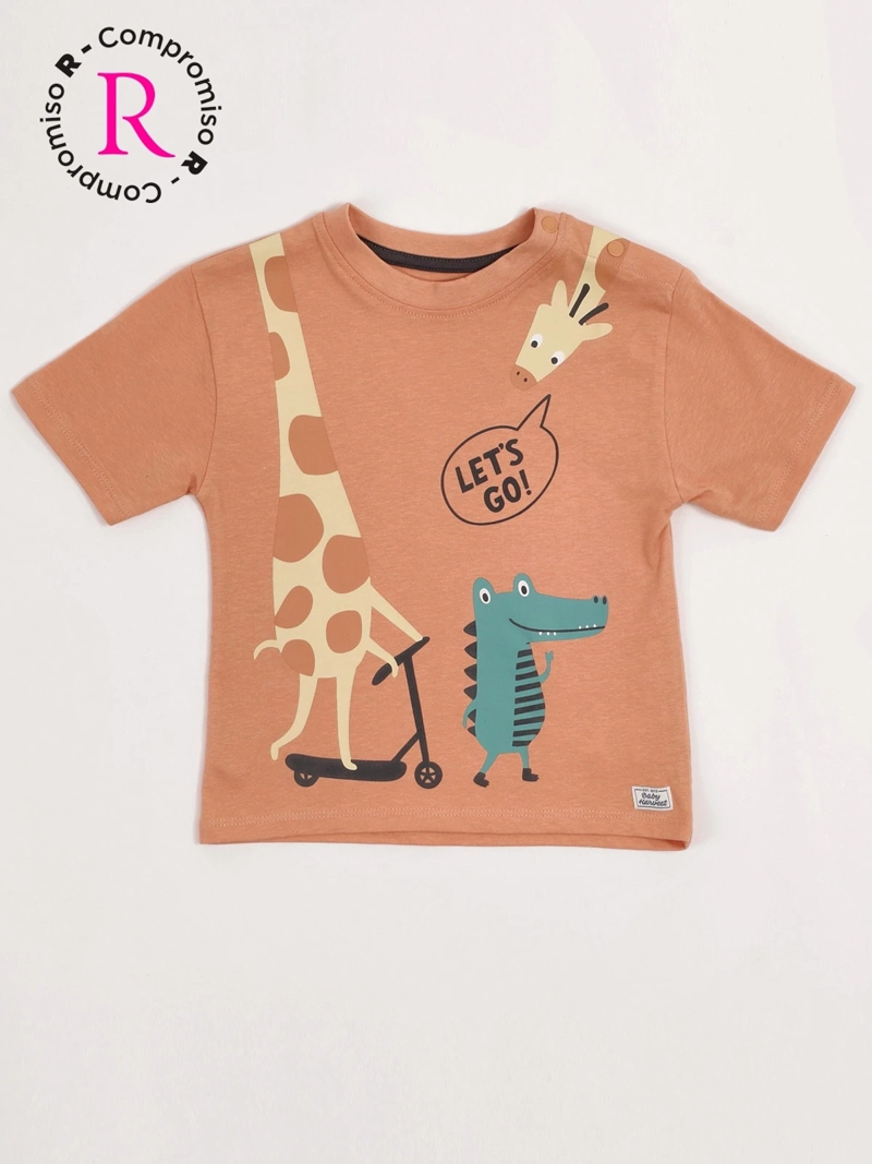 POLERA NIÑO BABY HARVEST ALGODÓN MANGA CORTA ESTAMPADA - 3