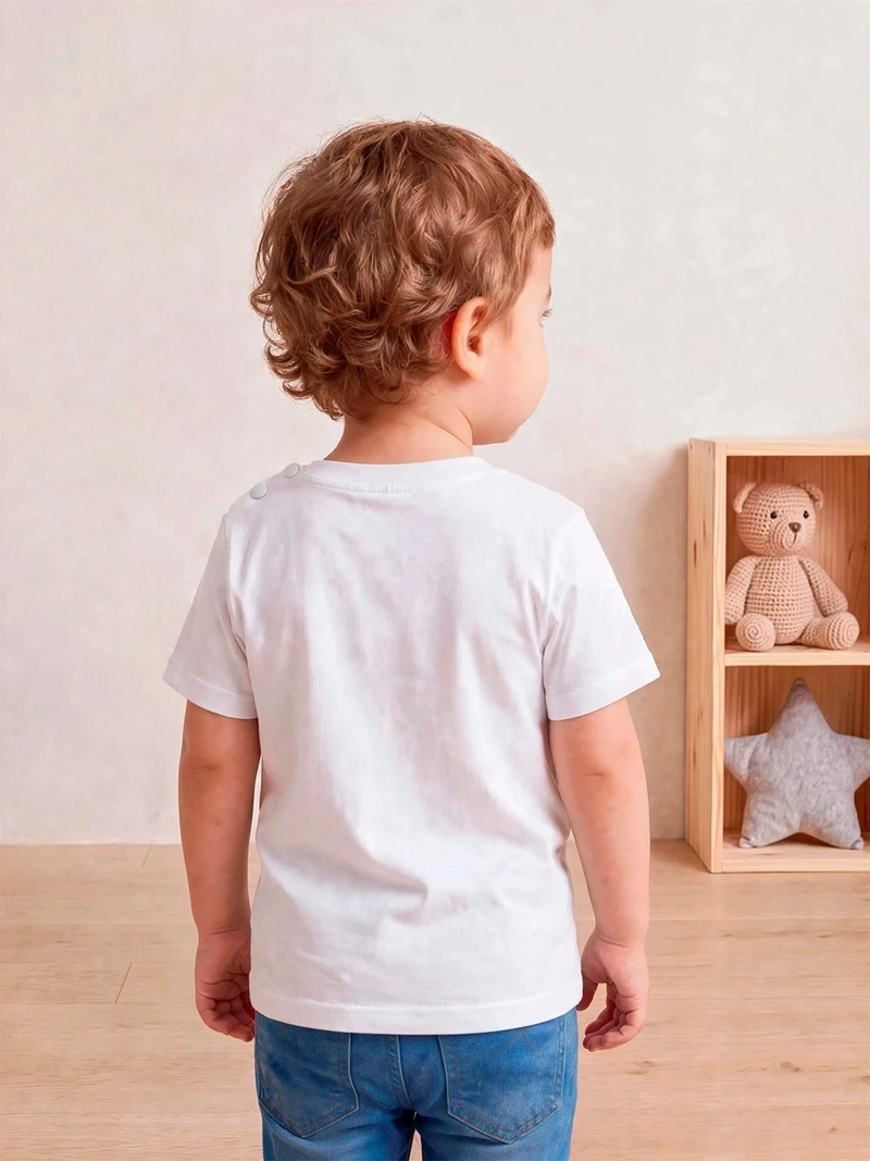 POLERA NIÑO BABY HARVEST ALGODÓN MANGA CORTA ESTAMPADA - 2