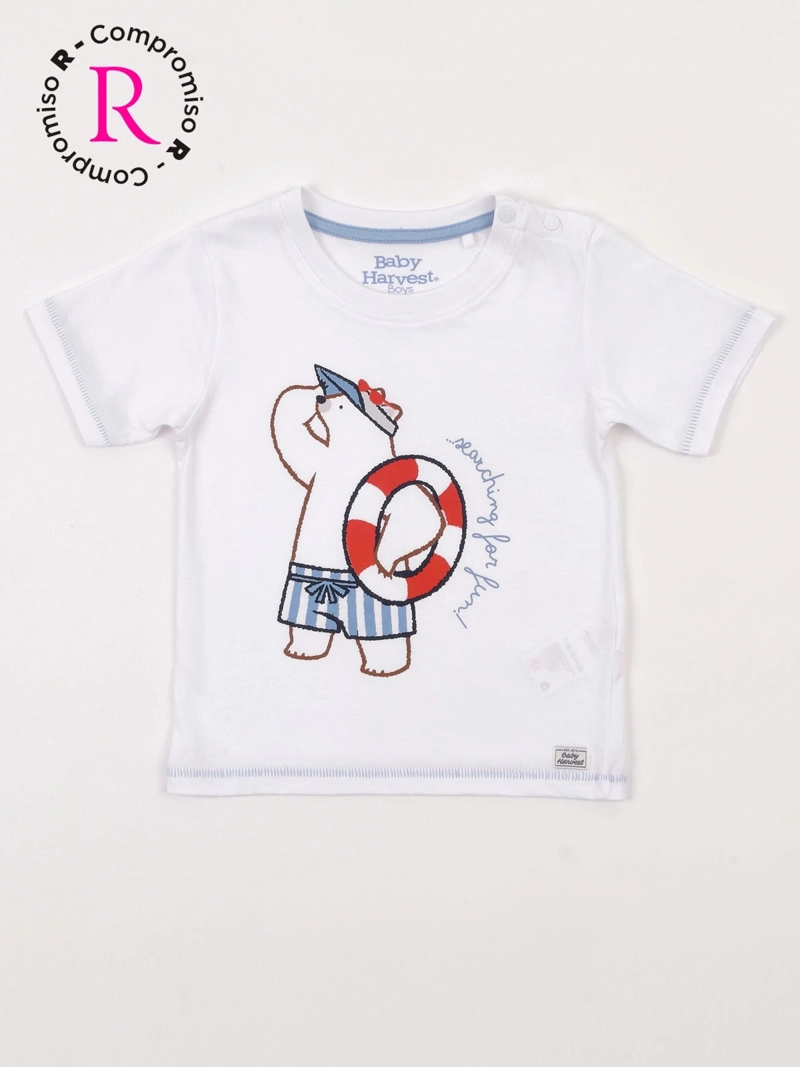 POLERA NIÑO BABY HARVEST ALGODÓN MANGA CORTA ESTAMPADA - 3