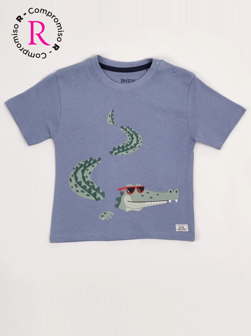 POLERA NIÑO BABY HARVEST ALGODÓN MANGA CORTA ESTAMPADA - 3