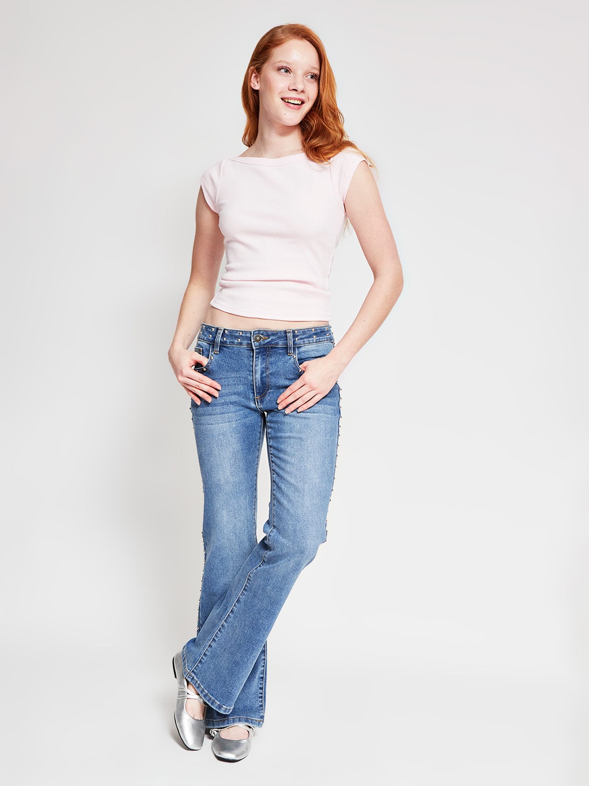 POLERA MUJER INDEX ALGODÓN MANGA CORTA BÁSICA - 4