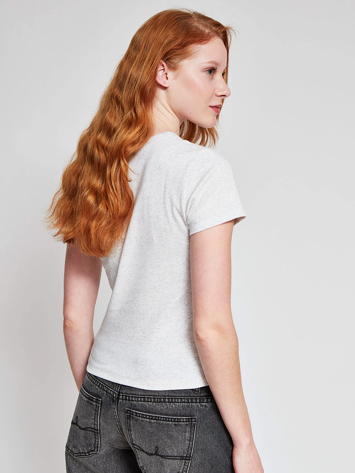 POLERA MUJER INDEX ALGODÓN MANGA CORTA BÁSICA - 2