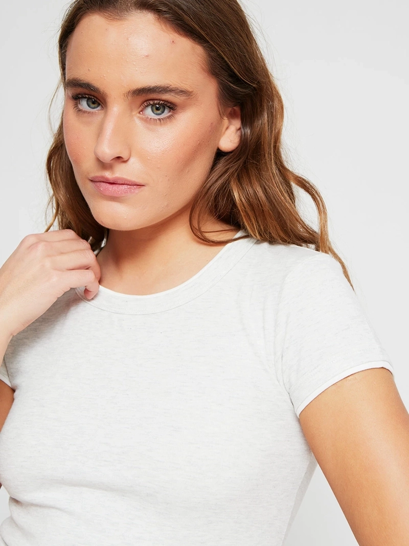 POLERA MUJER INDEX MANGA CORTA BÁSICA - 4