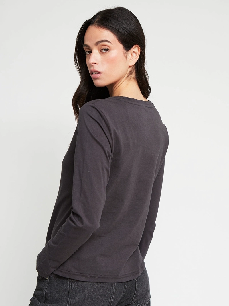 POLERA MUJER INDEX ALGODÓN MANGA LARGA ESTAMPADA - 3