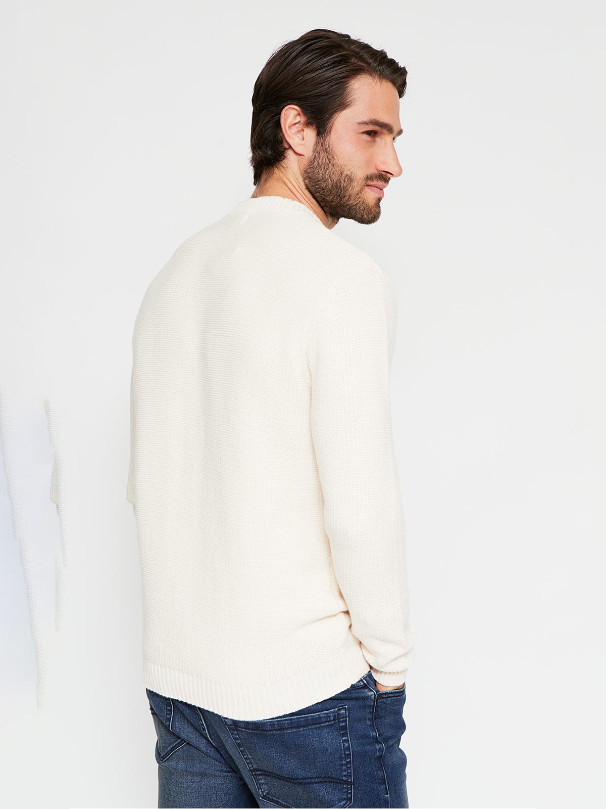 SWEATER HOMBRE MARQUIS ALGODÓN CUELLO REDONDO - 2