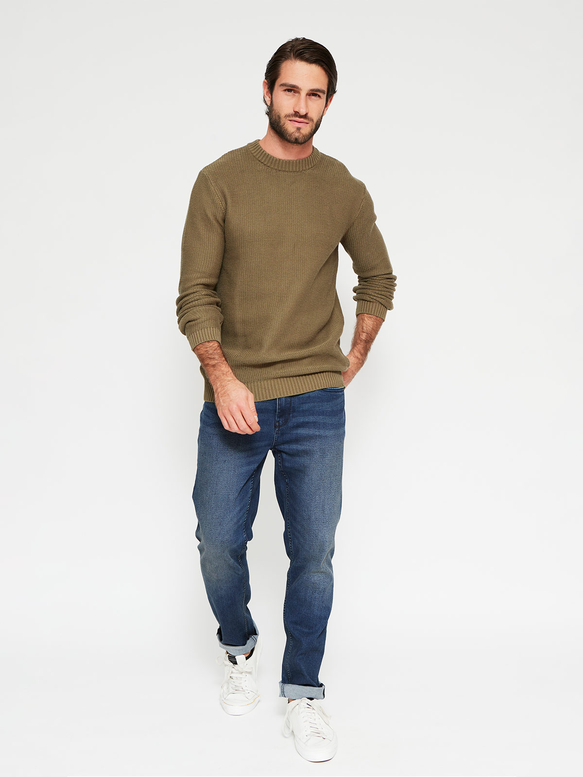 SWEATER HOMBRE MARQUIS ALGODÓN CUELLO REDONDO - 4