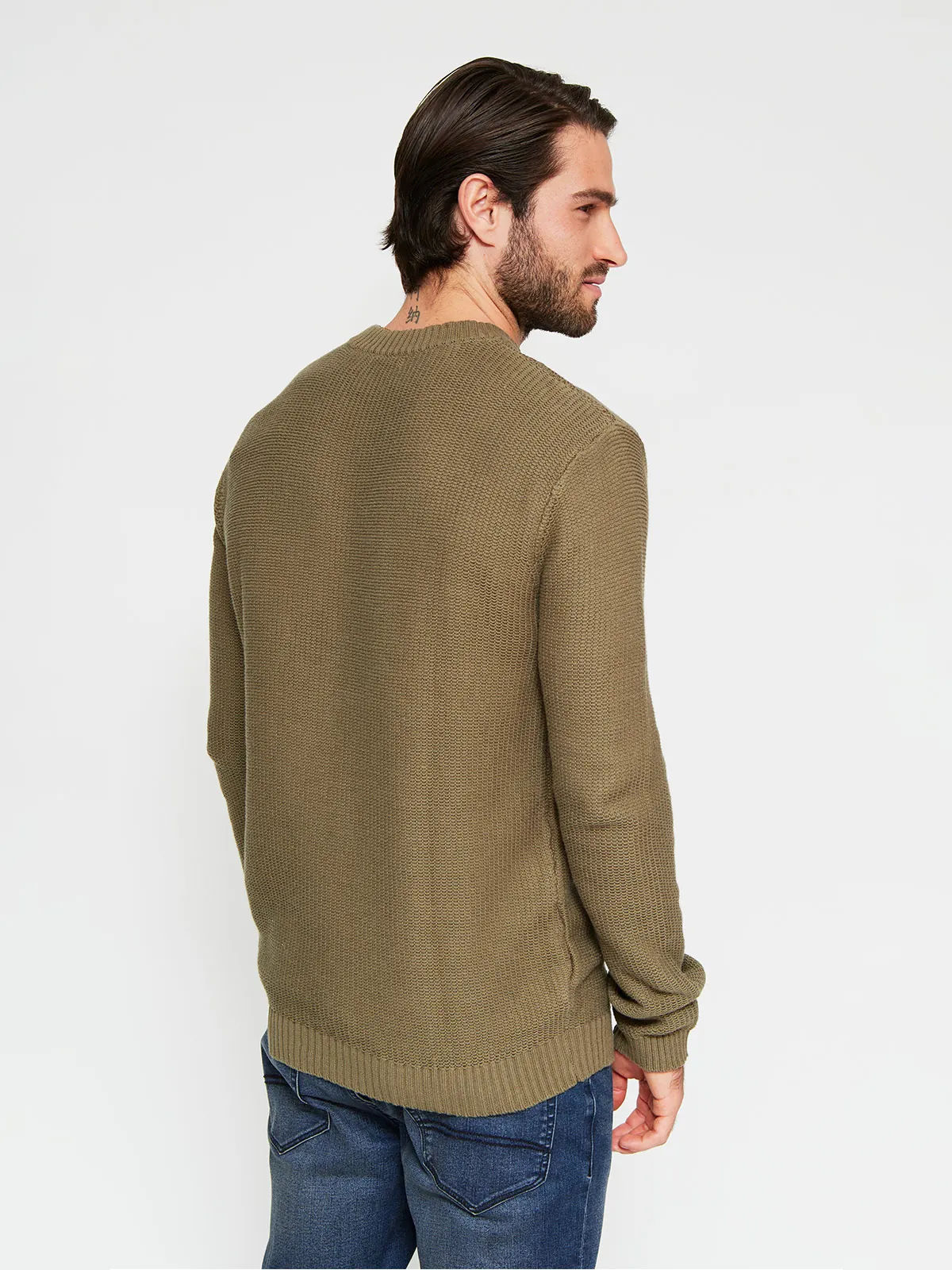 SWEATER HOMBRE MARQUIS ALGODÓN CUELLO REDONDO - 2