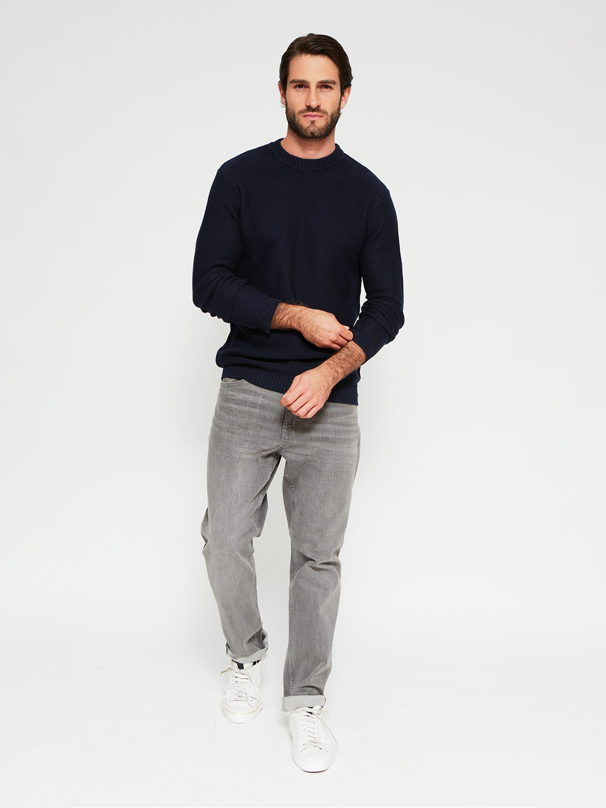 SWEATER HOMBRE MARQUIS ALGODÓN CUELLO REDONDO - 4