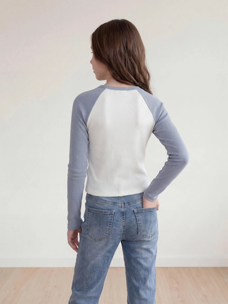 POLERA MANGA LARFA NIÑA INDEX TEEN STAR - 2
