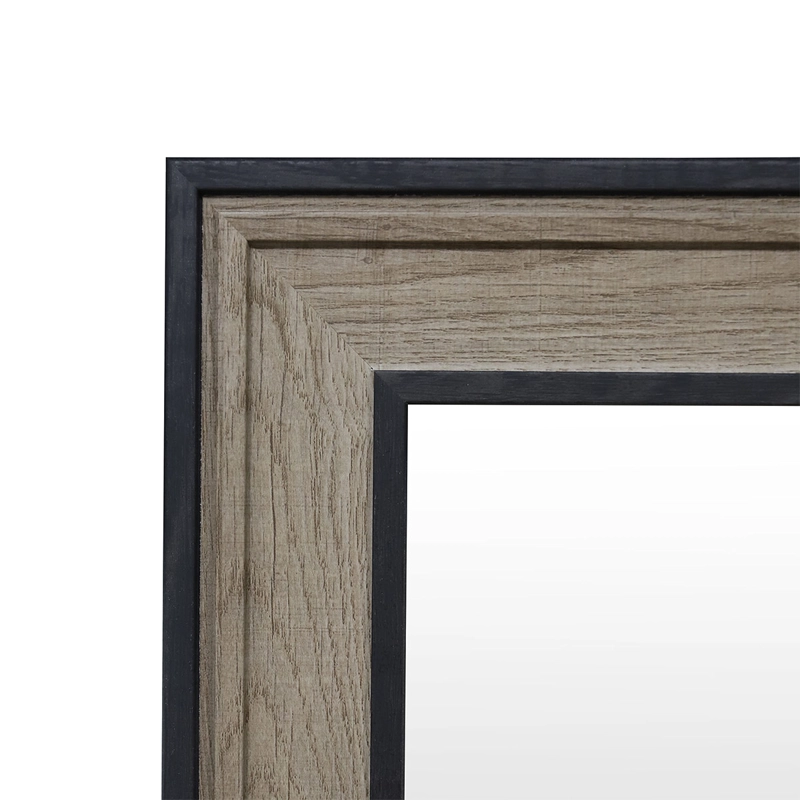 ESPEJO DECORATIVO DORAL PARED 55X120 CM CAFÉ/NEGRO - 2