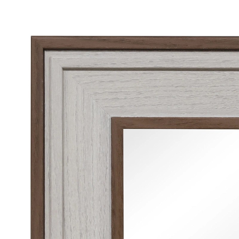 ESPEJO DECORATIVO DORAL PARED 55X120 CM GRIS/CAFÉ - 2