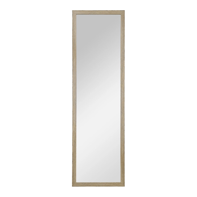 ESPEJO DECORATIVO DORAL PEDESTAL 46X156 CM CAFÉ CLARO - 1