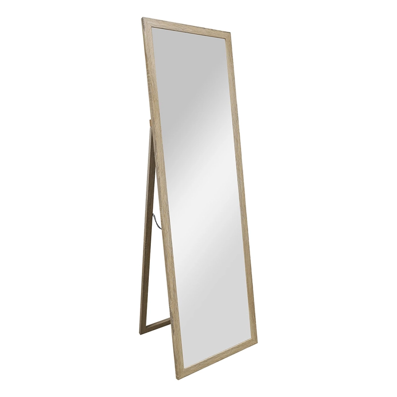 ESPEJO DECORATIVO DORAL PEDESTAL 46X156 CM CAFÉ CLARO - 2