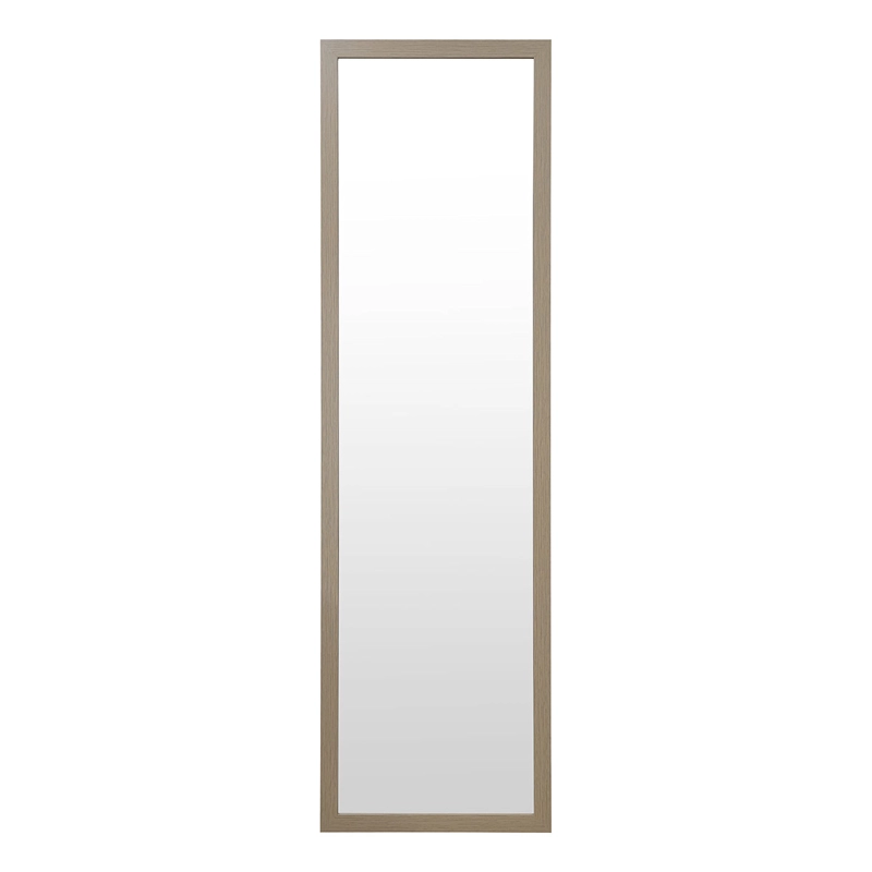 ESPEJO DECORATIVO DORAL PEDESTAL 46X156 CM CAFÉ - 1