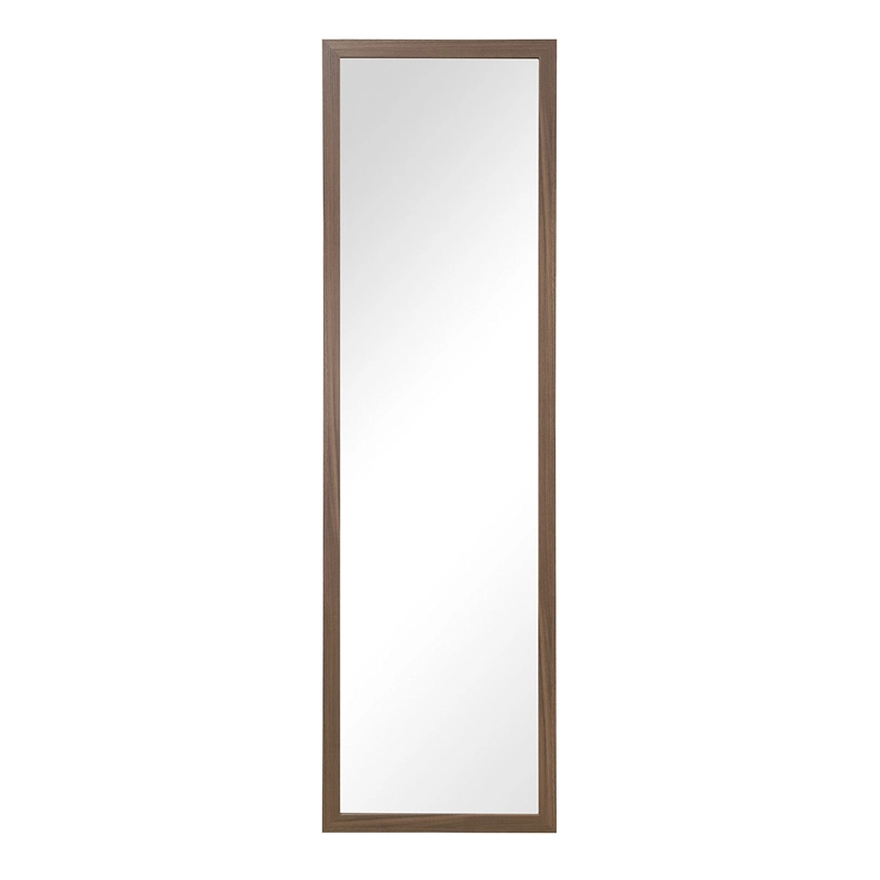 ESPEJO DECORATIVO DORAL PEDESTAL 46X156 CM CAFÉ OSCURO - 1