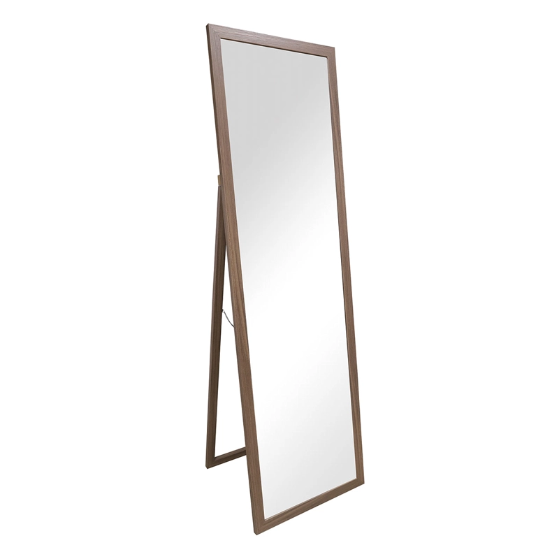 ESPEJO DECORATIVO DORAL PEDESTAL 46X156 CM CAFÉ OSCURO - 2