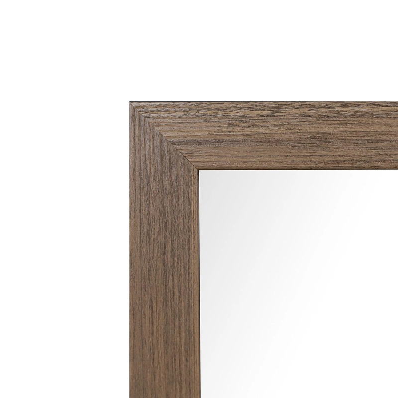 ESPEJO DECORATIVO DORAL PEDESTAL 46X156 CM CAFÉ OSCURO - 3