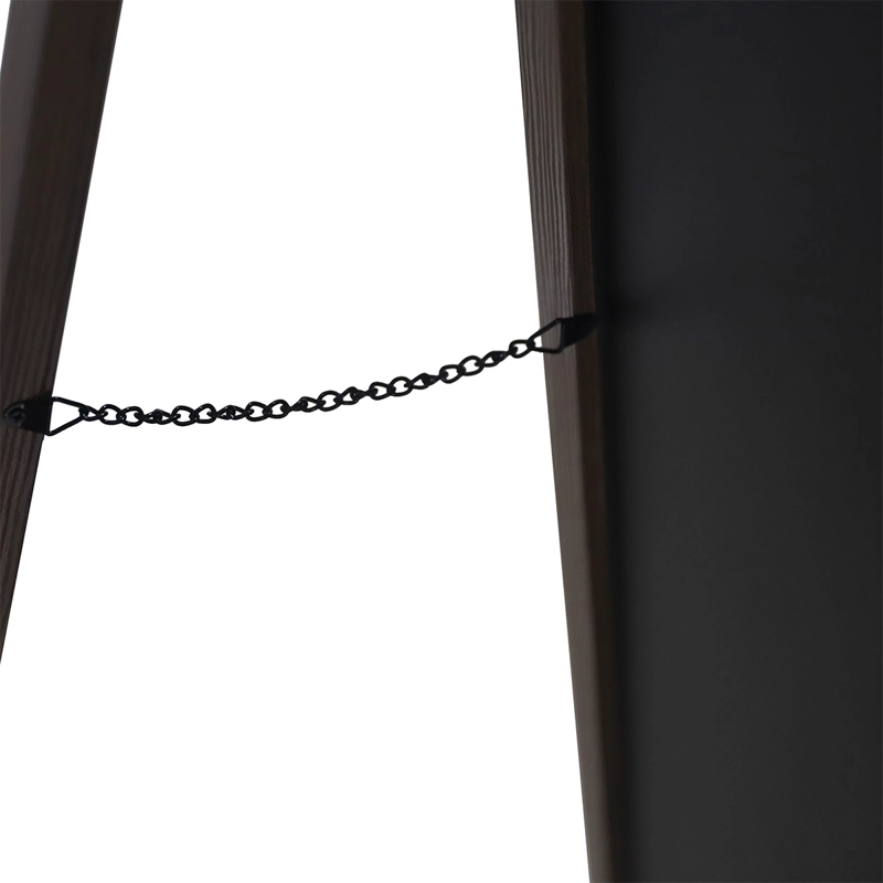 ESPEJO DECORATIVO DORAL PEDESTAL 46X156 CM CAFÉ OSCURO - 4