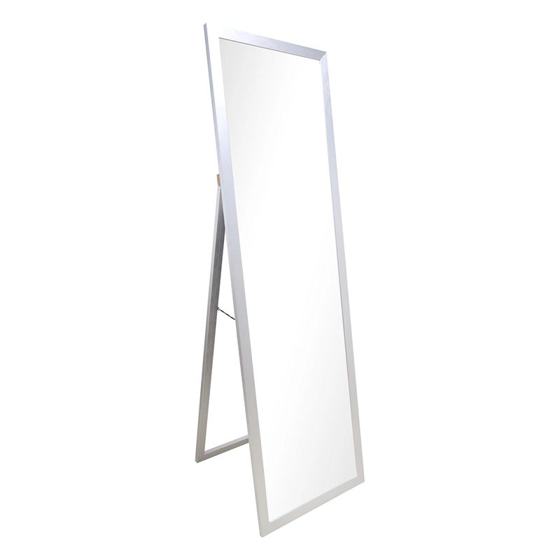 ESPEJO DECORATIVO DORAL PEDESTAL 46X156 CM PLATA - 2