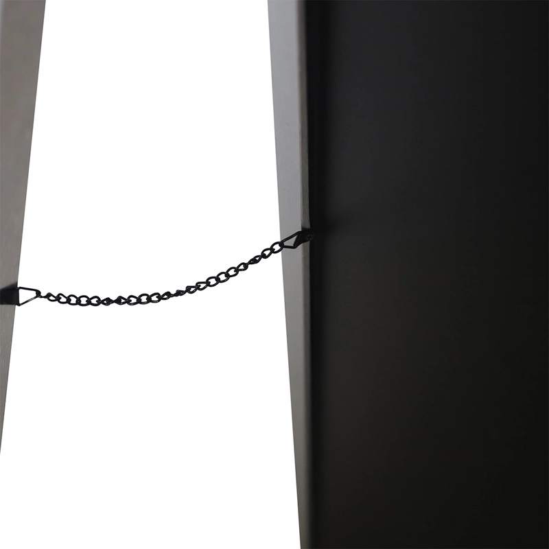 ESPEJO DECORATIVO DORAL PEDESTAL 46X156 CM PLATA - 4