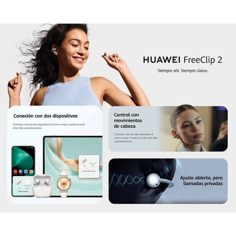 AUDÍFONOS HUAWEI TRUE WIRELESS FREECLIP 2 - 6