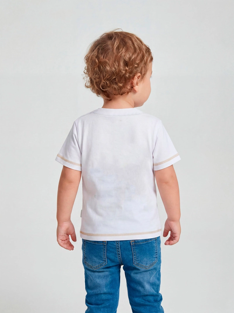 POLERA NIÑO BABY HARVEST ALGODÓN MANGA CORTA ESTAMPADA - 2