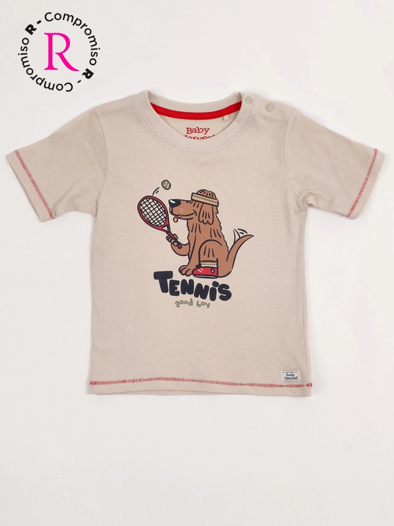 POLERA NIÑO BABY HARVEST ALGODÓN MANGA CORTA ESTAMPADA - 3