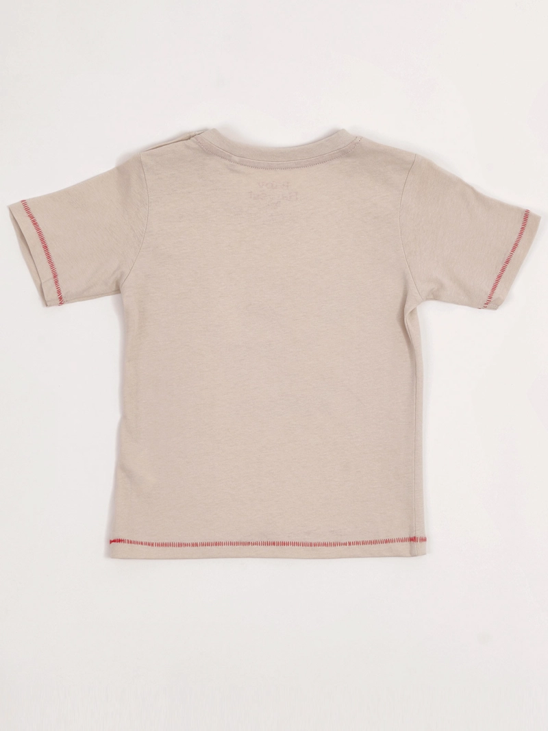POLERA NIÑO BABY HARVEST ALGODÓN MANGA CORTA ESTAMPADA - 4