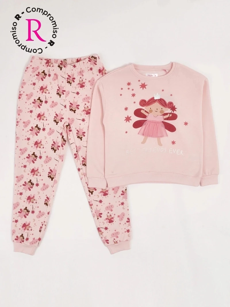PIJAMA NIÑA HARVEST LARGO - 3
