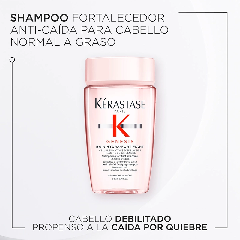 SHAMPOO ANTI CAÍDA KERASTASE GENESIS 80 ML - 2