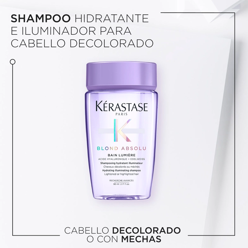 SHAMPOO HIDRATANTE KERASTASE BLOND ABSOLU 80 ML  - 2
