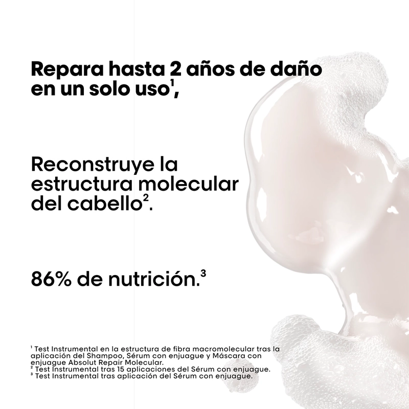 REFILL SHAMPOO REPARACIÓN L'ORÉAL PROFESSIONNEL ABSOLUT REPAIR MOLECULAR 500 ML  - 3