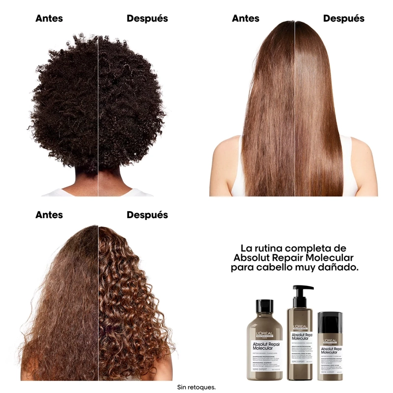 REFILL SHAMPOO REPARACIÓN L'ORÉAL PROFESSIONNEL ABSOLUT REPAIR MOLECULAR 500 ML  - 4