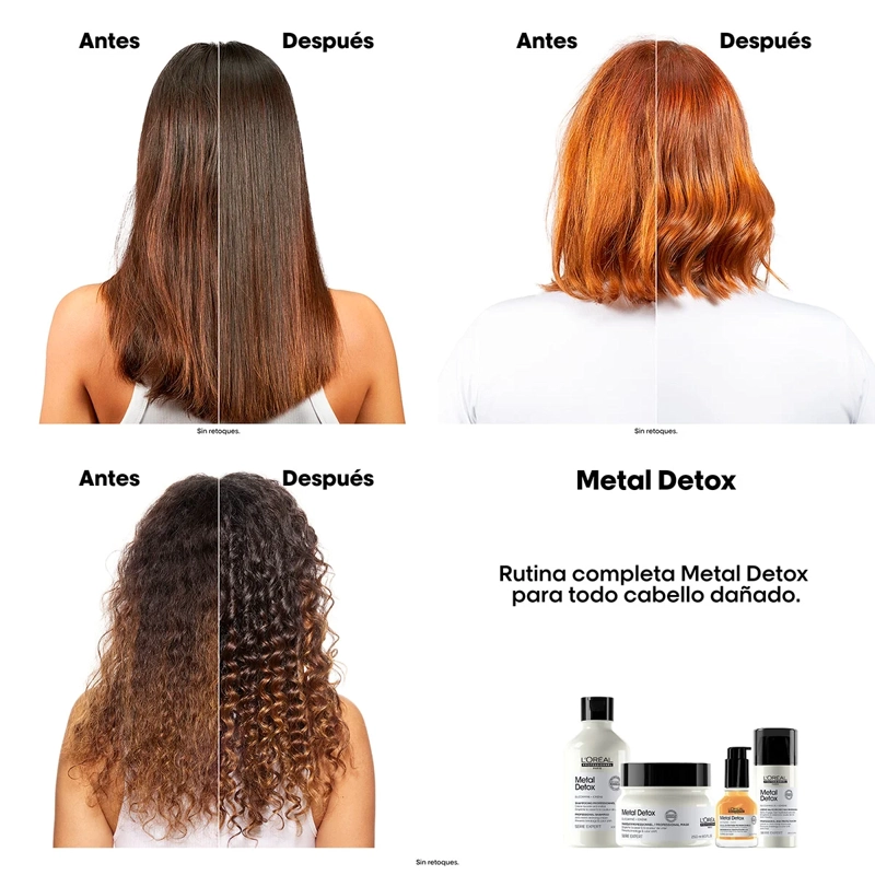 REFILL SHAMPOO LORÉAL PROFESSIONNEL METAL DETOX 500ML - 4