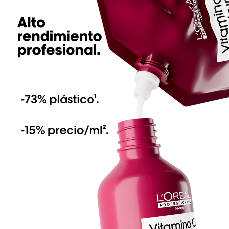 REFILL SHAMPOO CUIDADO COLOR L'OREAL PROFESSIONNEL VITAMINO COLOR SPECTRUM 500 ML  - 6