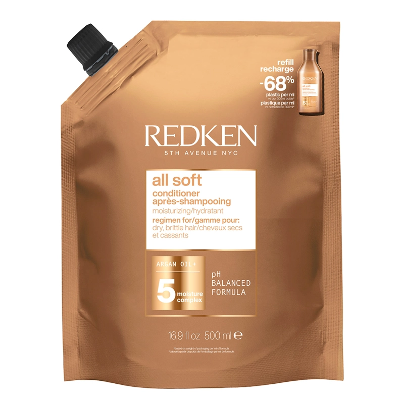 REFILL ACONDICIONADOR REDKEN HIDRATANTE ALL SOFT 500 ML - 1