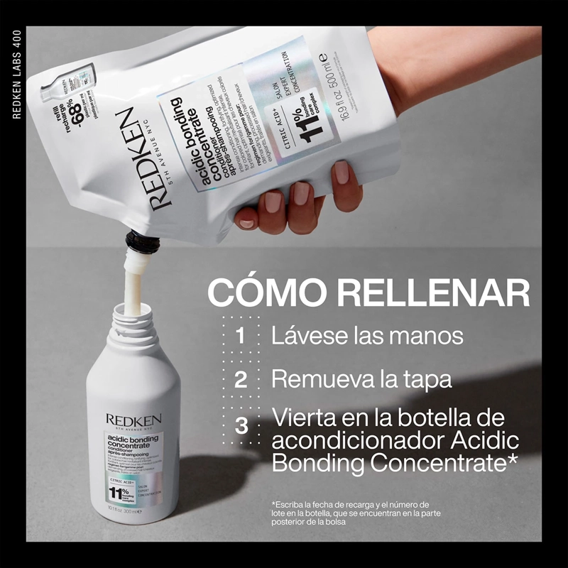 REFILL ACONDICIONADOR REDKEN REPARACIÓN TOTAL ABC 500 ML - 4