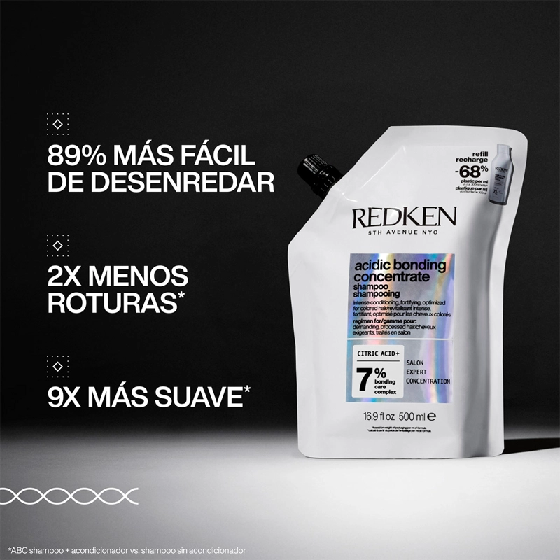 REFILL SHAMPOO REDKEN REPARACIÓN TOTAL ABC 500 ML - 2