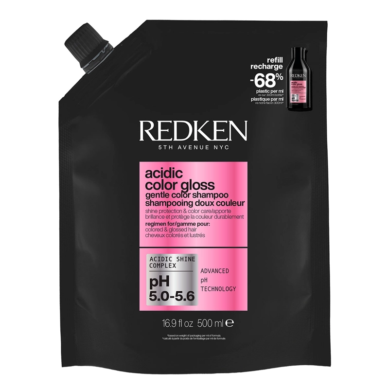 REFILL SHAMPOO REDKEN CUIDADO COLOR ACIDIC COLOR GLOSS 500 ML  - 1