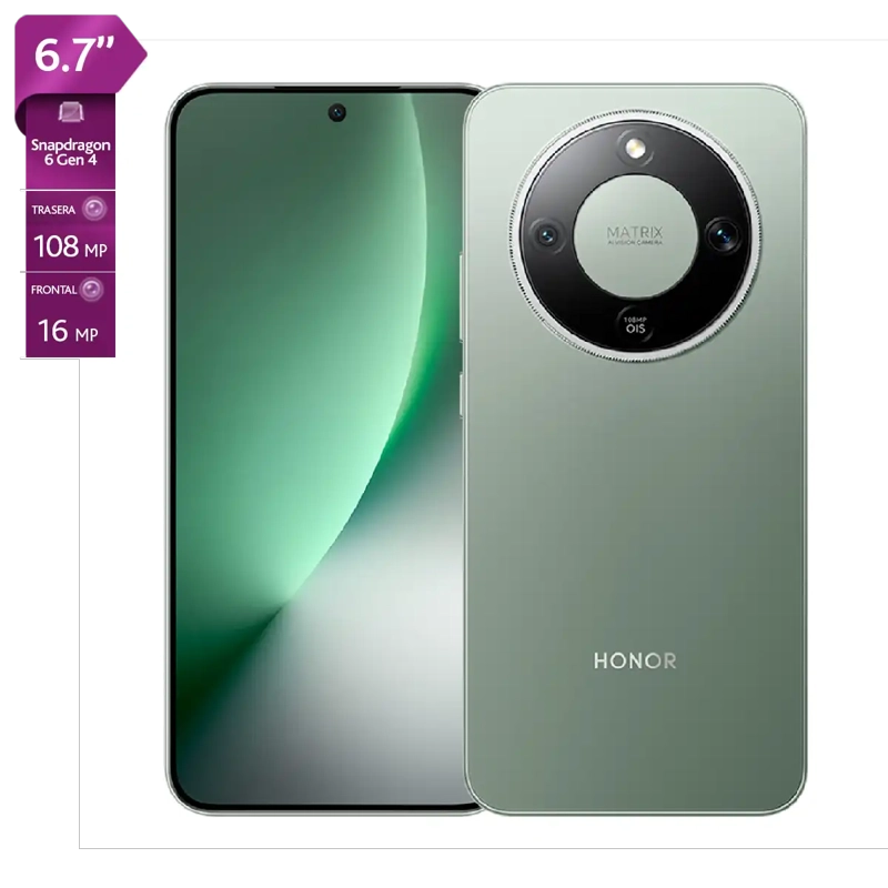 SMARTPHONE HONOR MAGIC 8 LITE 256GB 8GB 108MP 6.7” - 1
